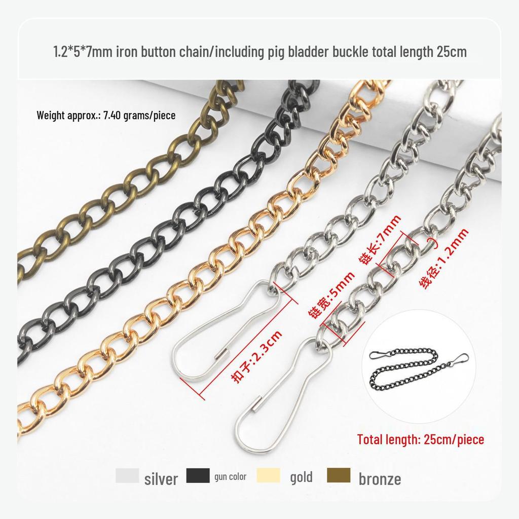 Buckle Twist Chain for DIY Jewelry & Hanging Signs