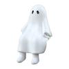 Sitting Ghost Figurine Halloween Ghost Statue Resin Desk Ghost Ornament for Indoor Planter Bookshelf Cabinet Decoration