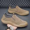 Spring Men's Shoes Round Head Korean Version Trend Casual Work Work Shoes One Pedal Labor Insurance Shoes Men's Shoes