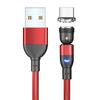 Type-C USB 540° 3A Fast Charging Rotating Magnetic Data Cable About 78.8in