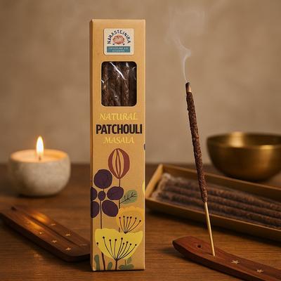 Patchouli Incense Sticks, Natural Masala 11 Sticks