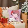 Blue Box Anime Pillow Case Living Room Sofa Decorative Cushion Cover Simple Household Light Luxury Printed Pillow