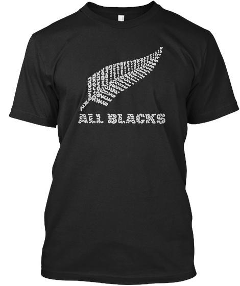

Стандартная футболка унисекс The Rugby Team All Black-S Of Zealan S