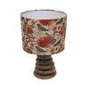 42 cm Wood Table Incandescent Lamp Rustic Bedside Desk Nightstand Lamp For Bedroom Living Room Office Decor Bulb not included