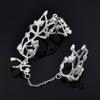 Silver/Gold Punk Armor Double Ring Knuckle Gothic Full Finger