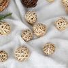 Retro Forest-Style Rattan Ball Hanging Decoration for Photography or Window Display
