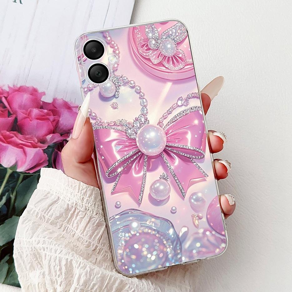 For Samsung Galaxy A06 Case A04 A04e A05 Lucky Koi Fashion Painted Cover Soft Silicone Case For Samsung A06 A 04 Galaxy A05 Bags