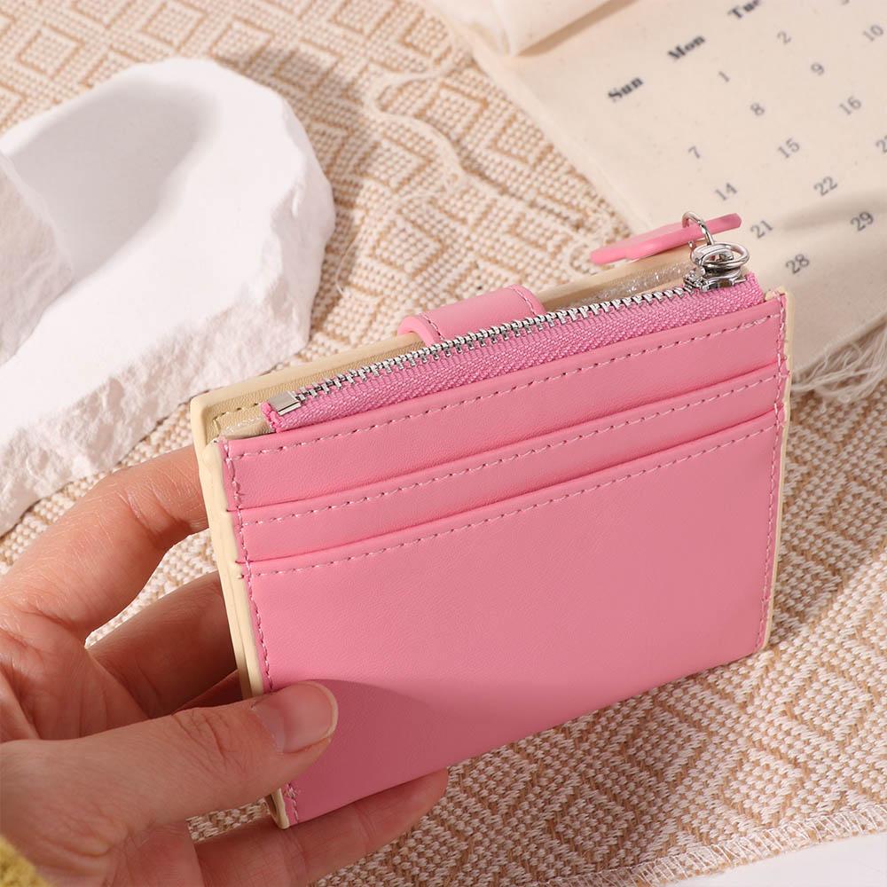 Pouch Cartoon Pu Wallet Dopamine Color Small Item Bag Dachshund Embroidery Coin Purse Female/Girls