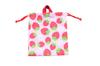 Yakusel Apron with Storage Set for Height Triangle Drawstring Cooking Strawberry and 50456 Bag, 3-Piece Children, 90-120cm, Scarf, Bag, Practice, M,
