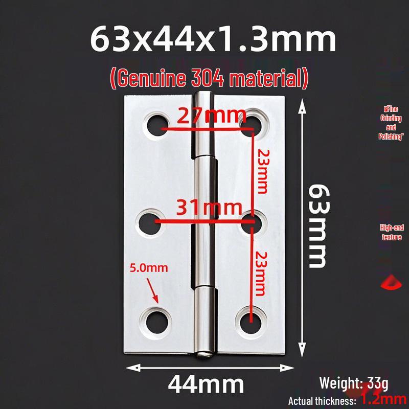 Stainless Steel Folding Casement Hinge for Doors, Windows, Wooden Boxes & Luggage (1-4 inches)