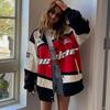 2023 Autumn/Winter Sporty Style Three-Color Casual Long-Sleeve Motorcycle Windbreaker Jacket.