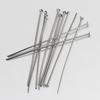 50pcs 20-50mm Stainless Steel T Shape Flat Head Pins for DIY Jewelry Making Head Pins Needlework Findings Pin Dia 0.7mm