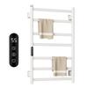 SIOYIE Electric Heated Towel Rack, Towel Warmer with Timer, Smart Bathroom Radiator, Wall-Mounted Heater, Towel Dryer
