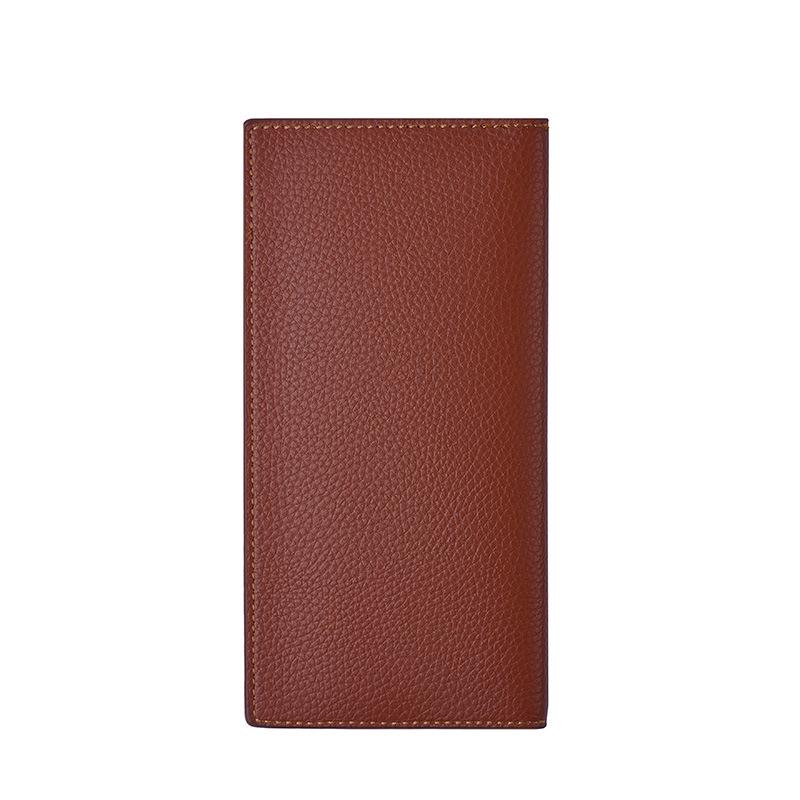 Men's Ultra-Thin Leather Card Holder & Wallet - Korean Style