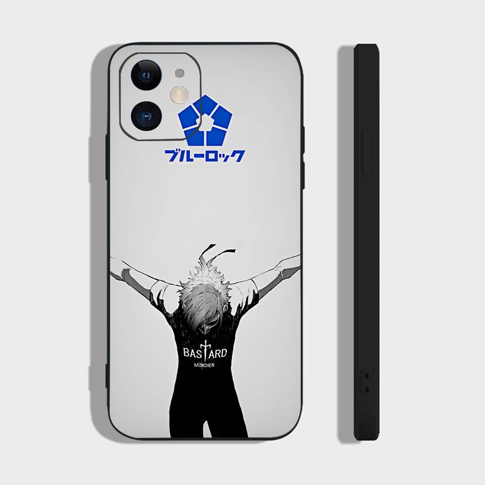 Anime M-Michael Kaiser For IPhone 17 Air 16 15 14 13 12 11 Pro Black Soft Cover Phone Case