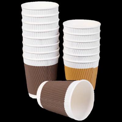 Fang Cao Di Einweg-Verdickte Anti-Verbrühungs-Papier-Kaffeebecher