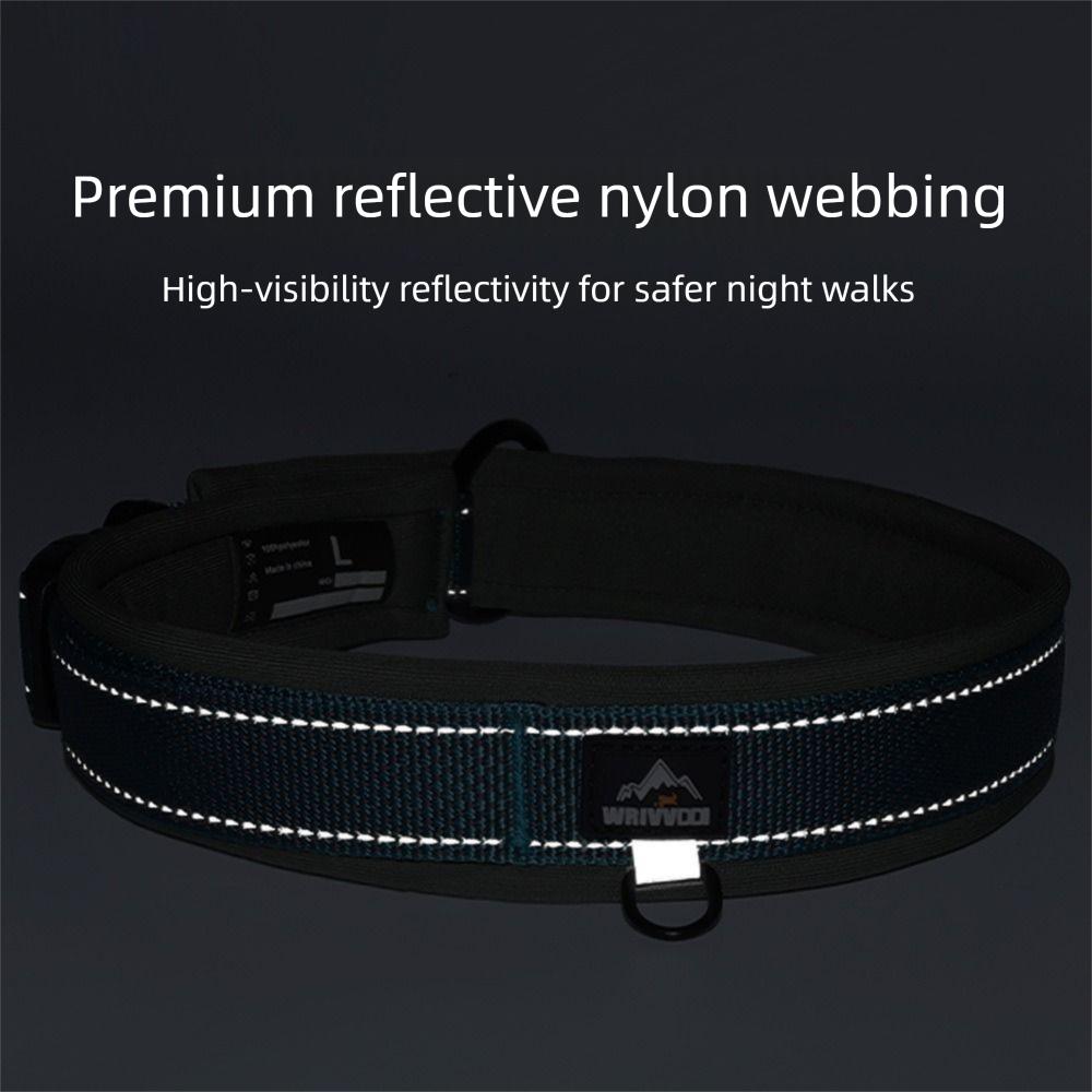 Elastisches Gurtband Haustierhalsband für mittelgroße bis große Hunde Kein Zug Hundesicherheitsschnalle Kette Spazierengehen