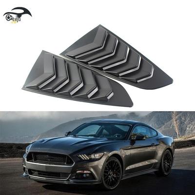 Laminerad Sportstil Bakre Sidofönsterlist för 2015-2017 Ford Mustang