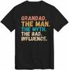 Grandad The Unisex The Myth Tshirt Best Gift For Grandfather Christmas Tee Top