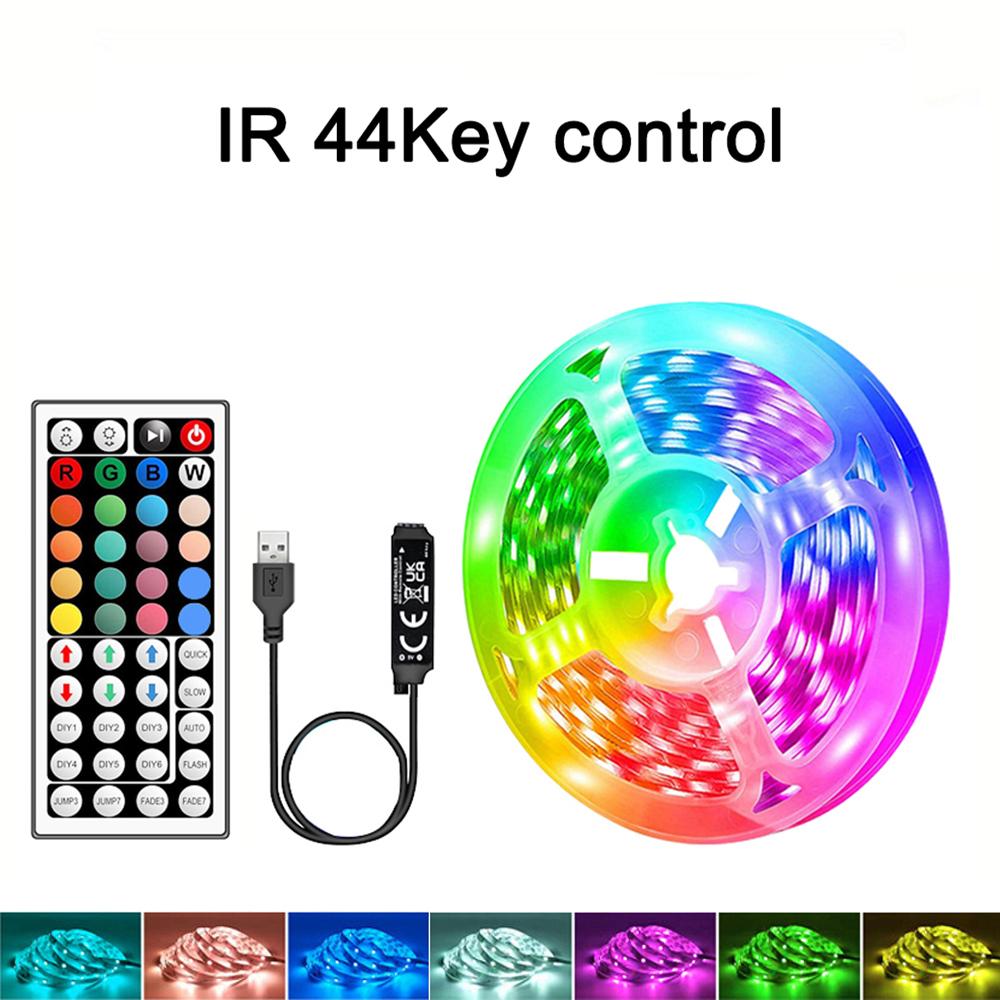 131Ft/40M LED Strip Lights Infrared 44key RGB Lighting For TV Background, Bedroom Party Decorations Christmas Birthday Gift
