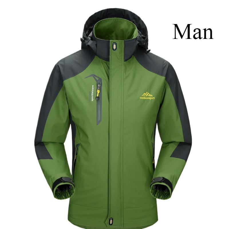 Utendørs hardshelljakke for par Enkeltlags sportsklær for menn og kvinner Tynn vindtett og vanntett