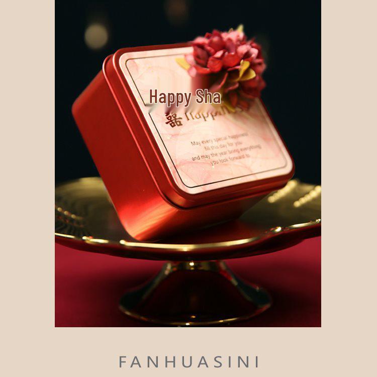 Wedding Candy Favor Tin Boxes - Creative Fold-Free Design