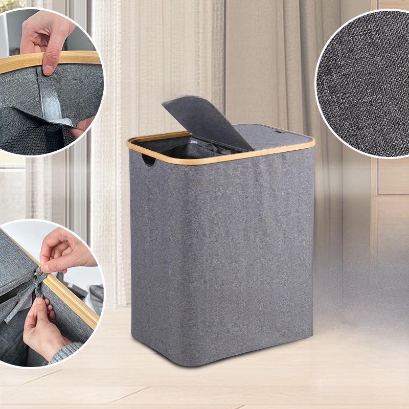 Doppelnutzungs-Wasserdichter Wäschekorb aus Oxford-Gewebe mit Großem Fassungsvermögen