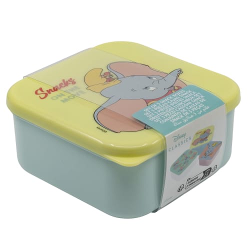 

StorDumbo Набор из 3 вкладывающихся контейнеров для закусок - Disney Classic