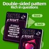 Couples Card Game Deep Conversation Couple Questions Games 50-Sheet Romantic Relationship Deck Cards