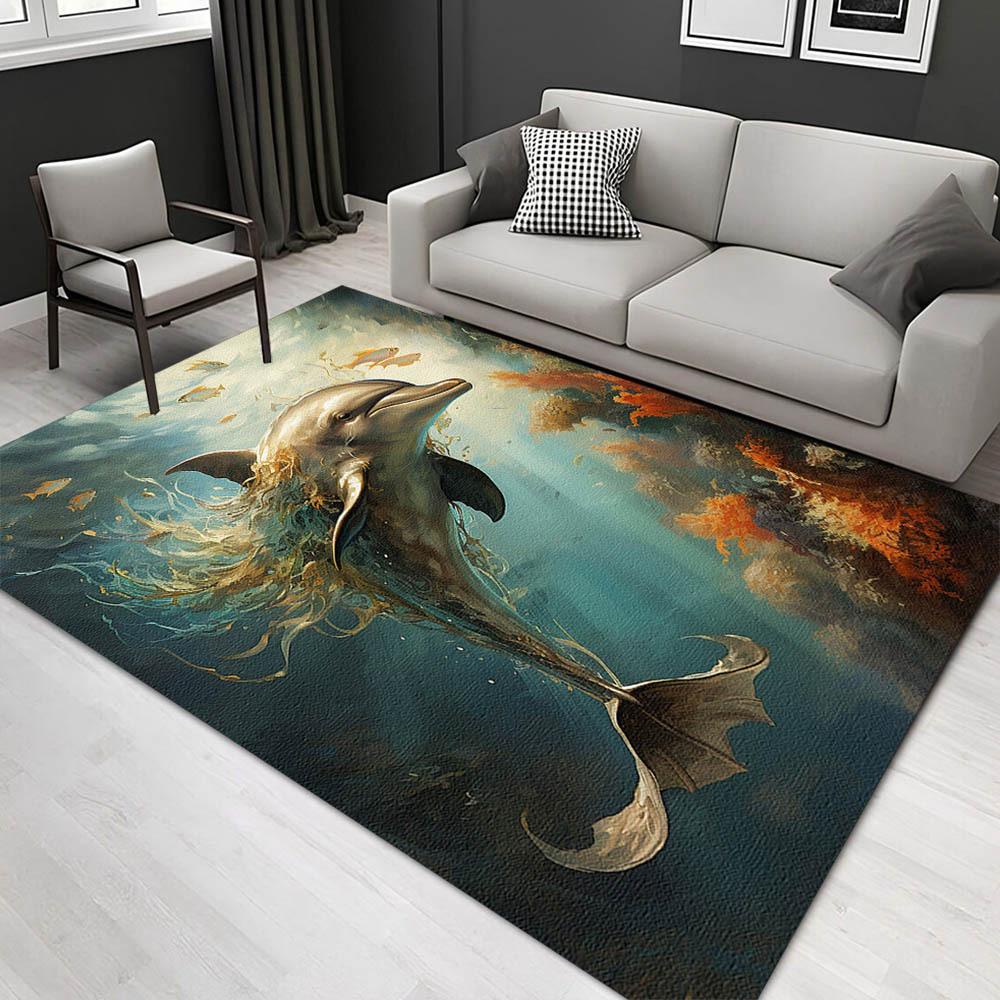 

1pc 1196224463Pattern Carpet, Area Rug For Living Room Bedroom Room Bed Chair Laundry Entryway Corridor Yard Non-slip Outdoor Camping Rug Fl 60cm by 90cm