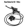 Motorcycle Rear Hydraulic Disc Brake Master Cylinder Caliper Assembly Brake Pump For 50 - 125CC ATV Quad Off-road Dirt Bike