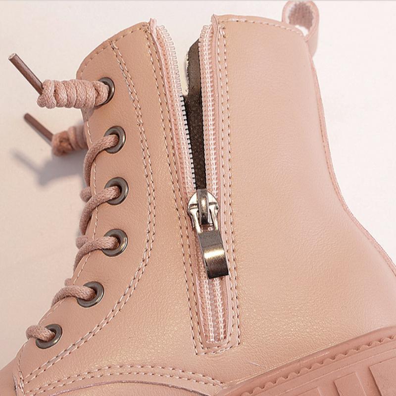 Girls' boots autumn and winter Korean version children's Martin boots, big girls' single boots, princess leather short boots