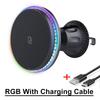 Xiaomi Magnetic Car Wireless Charger RGB For iPhone12 13 14 15 16 17 Pro Max Macsafe Car Phone Holder Stand Mount Fast Charging Station