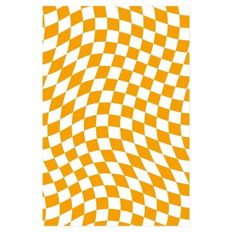 Modern Pink Living Room Carpet Ins Plaid Plush Soft Girls Bedroom Carpets Fashion Large Area Cloakroom Decorative Rug