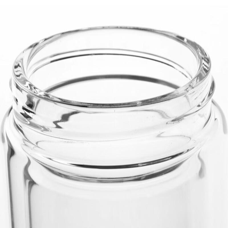 GUOZI Elegant Double-Layer Glass Thermos Mug