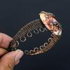 Laguna Lace Agate Gemstone Pure Copper Wire Wrapped Handmade Cuff/ Bangle Jewelry