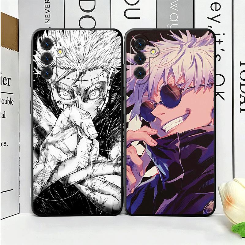 Anime Gojo Satoru JUJUSU Soft Phone Case for Samsung A17 A37 A57 A16 A26 A36 A56 A15 A25 A35 A55 A14 A24 A34 A54 A13 A23 A33 A53