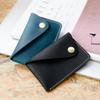 Cross-Border Crazy Horse Leather Card and Coin Holder with Snap Button