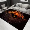 1pc 1401679241Pattern Carpet, Area Rug For Living Room Bedroom Room Bed Chair Laundry Entryway Corridor Yard Non-slip Outdoor Camping Rug Fl