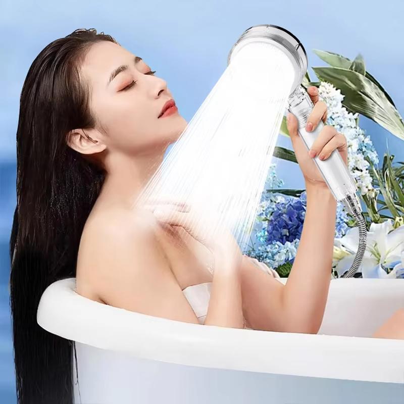 Althy High Pressure Spa Handheld Shower Head Water Filter Reduce Chlorine Heavy Metal Improves Dry Skin Hair Dandruff