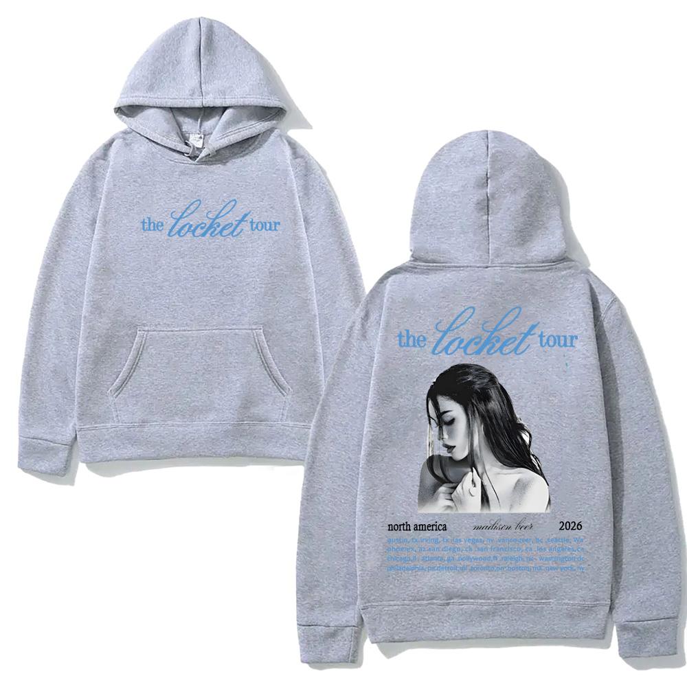 

Madison Beer Locket Tour Hoodie North American Tour 2026 Dates ONLY Madison Beer Concert Merch Hoody Autumn/Winter Comfortable Clothing M