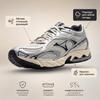 Mizuno Wave Orion Fashion Fabric Synthetic Leather Durable Support Lightweight Low Top Running Shoes Unisex Sneaker Light-Gray D1GH232110
