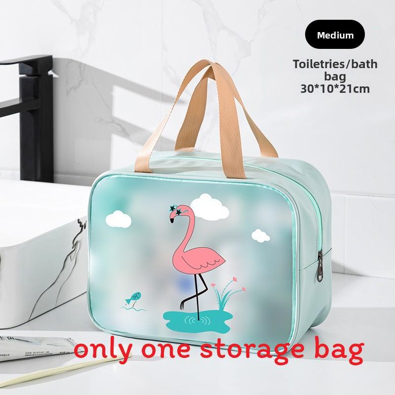 Modern Simple Pvc Cosmetic Organizer With Large Capacity For Home And Travel Use