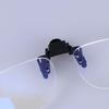 Ultra-Light Clip Presbyopic Glasses Rimless Flip Up Down Reading Glasses With Clip Optical Lenses Magnifying Glasses For Reading