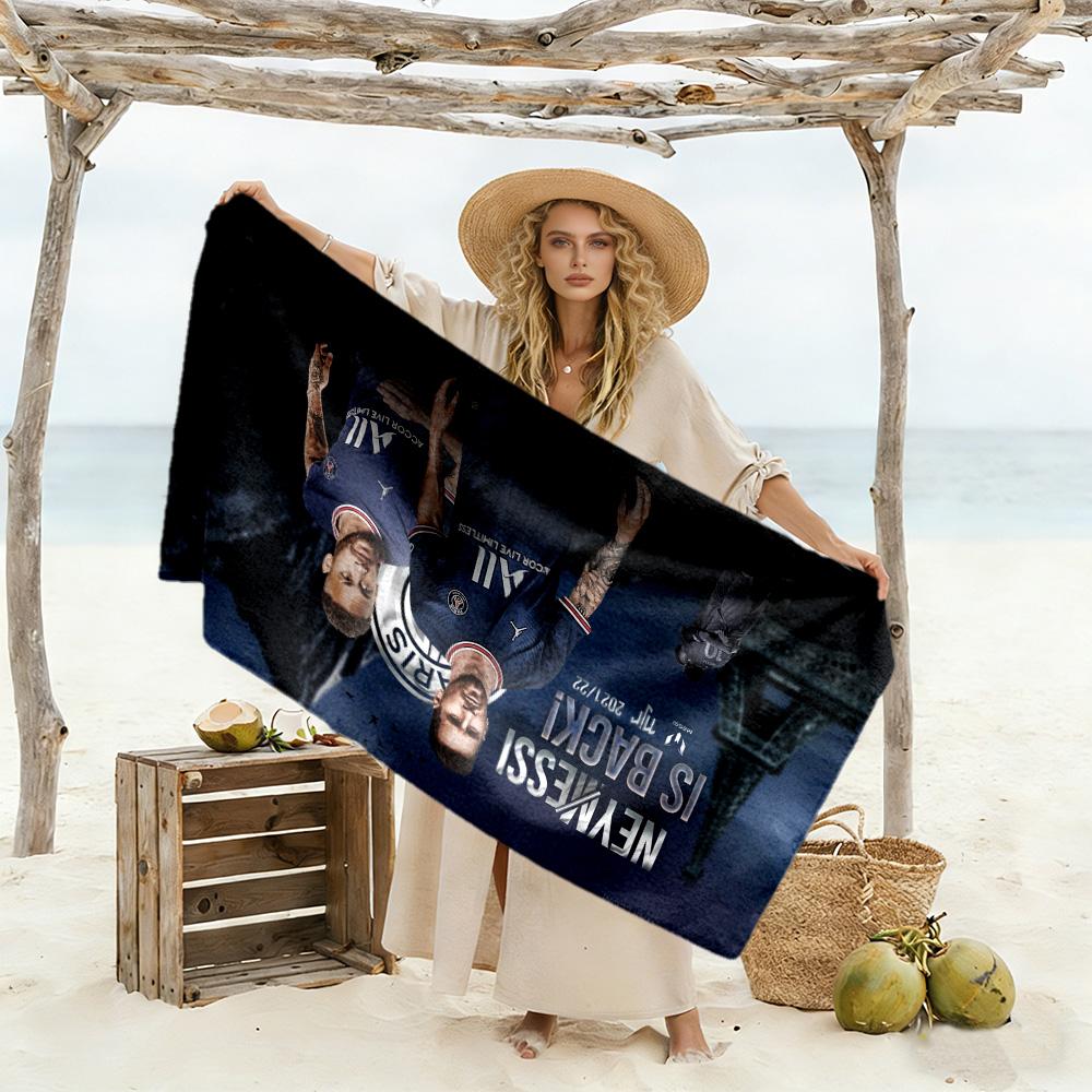 Energy Motion Beach Towel High Absorbency & Quick-Dry Comfortable Lightweight