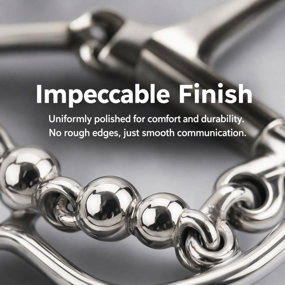 Ball Chain Design Horse Mouth Bit Stainless Steel Stainless Steel Horse Bit Riding Use