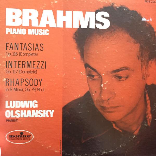 

LP Record LUDWIG OLSHANSKY Brahms Piano Music MCS2152 MONITOR 1976 US Classical Used