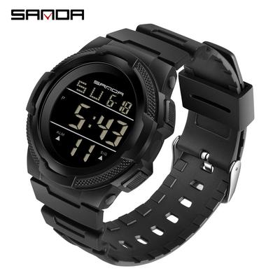 SANDA New Style Electronic Form Movement Men's and Women's Outdoor Sports Luminous Waterproof Watch