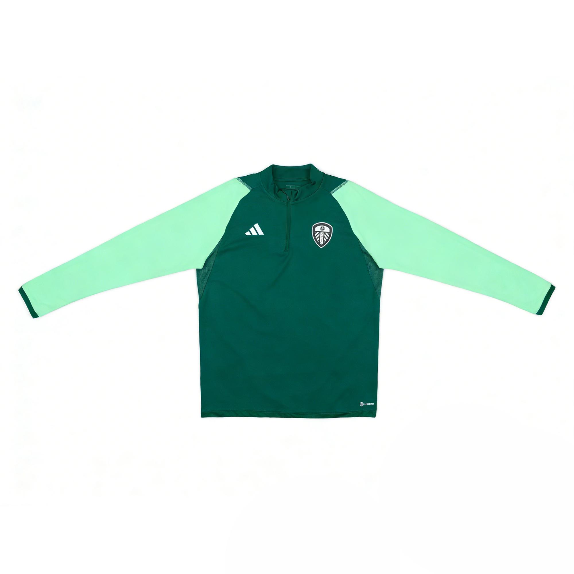 

Adidas Leeds United 2023-24 Season Stand Collar Long Sleeve T-Shirt Men Tops HU1308 S