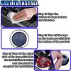 Bling Car Push to Button Cover, Rhinestone Ignition Button Protective Cap, Diamond Engine Start Button Stickers, Universal Car Interior Decor